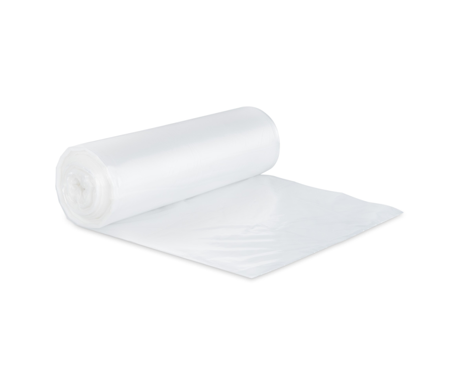 Berry® 0.65-Mil. Clear Star Seal Can Liner (43 in. x 47 in., 25 Liners/Roll, 8 Rolls/Case)